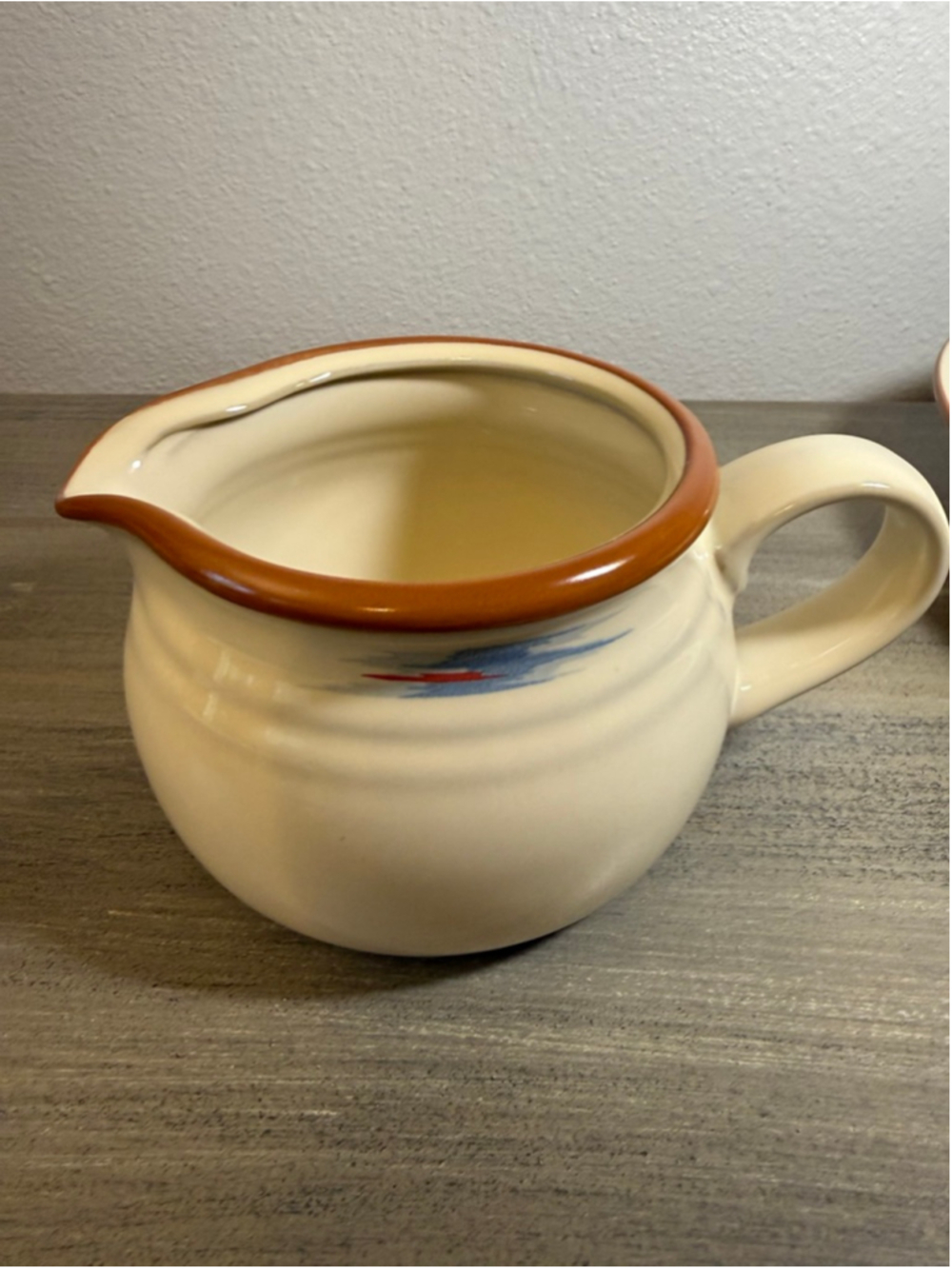 vintage Noritake Stoneware Raindance (Pattern #8675) gravy boat underplate bowl - Picture 8 of 11